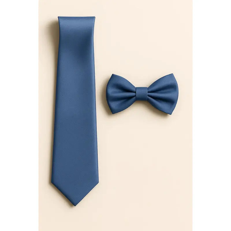 Denim Blue Ties & Bowties Collection