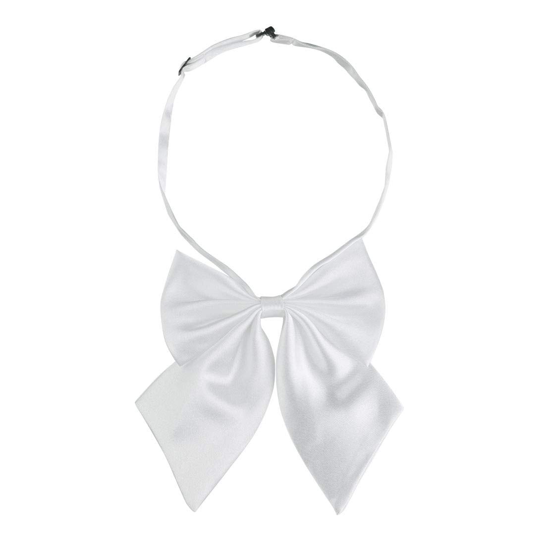 uxcell Women's Pre-Tied Bow Tie Adjustable Solid Bowknot