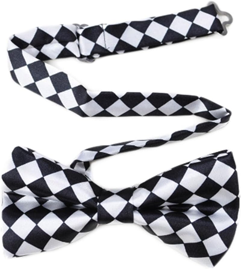 BBTDIN Checkered Plaid Bow Ties for Men Buffalo Plaid Pro-Ties Men Checkered Bow Ties BMT02
