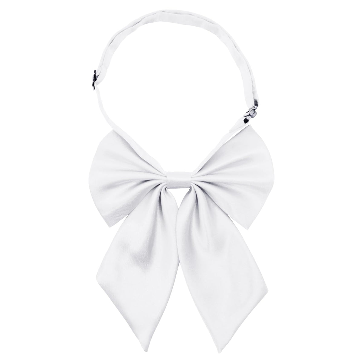 Bow Tie for Women Pre-tied Satin Womens Tie Adjustable Women's Bowknot Bow Tie for Uniform Cosplay Party