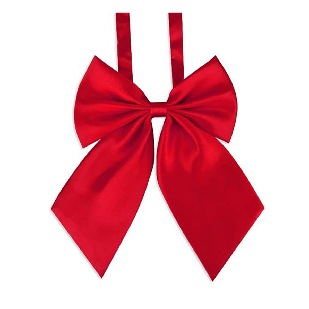 LOPURO Lady Adjustable Pre-tied Bow Tie,Women Uniform Bowtie for Cosplay
