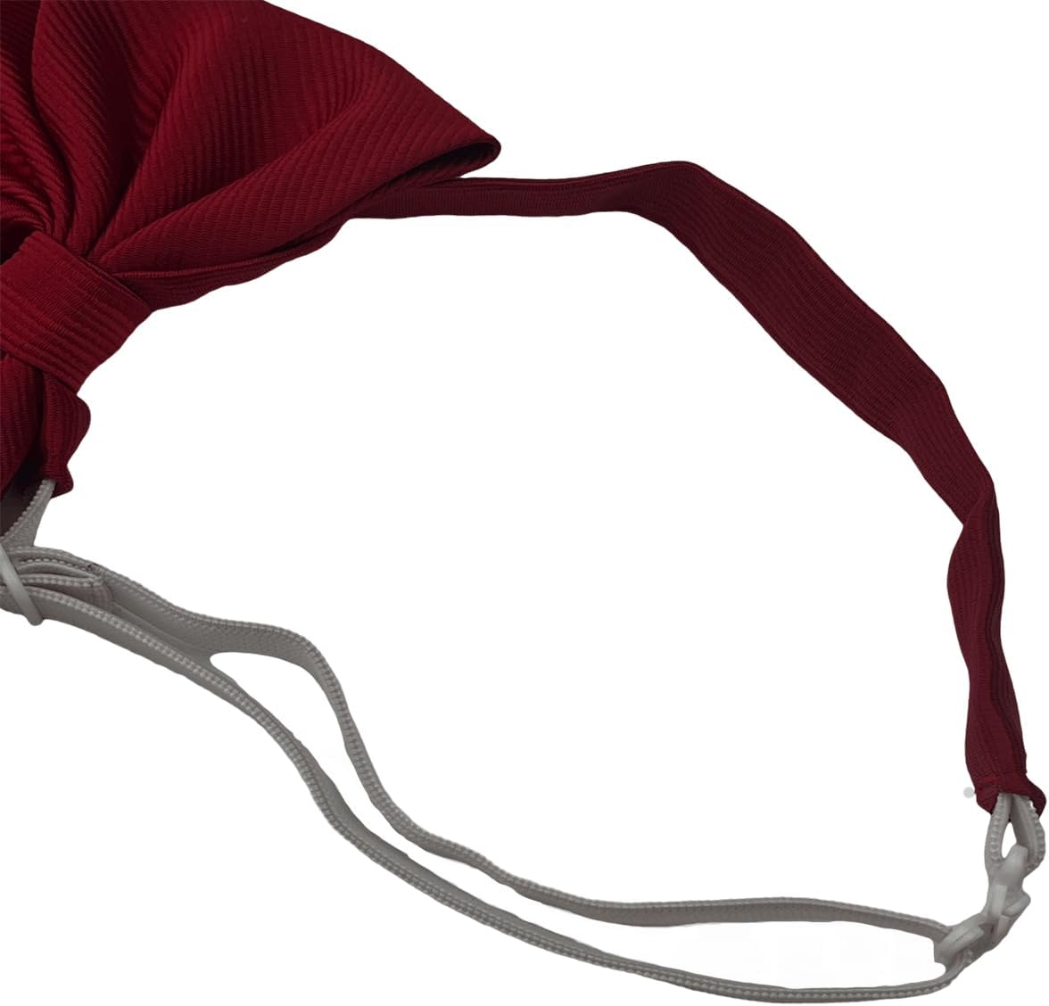 SEVENHEAD Adjustable Neck Strap Length Solid Color Double Layer Solid Color Bow Tie