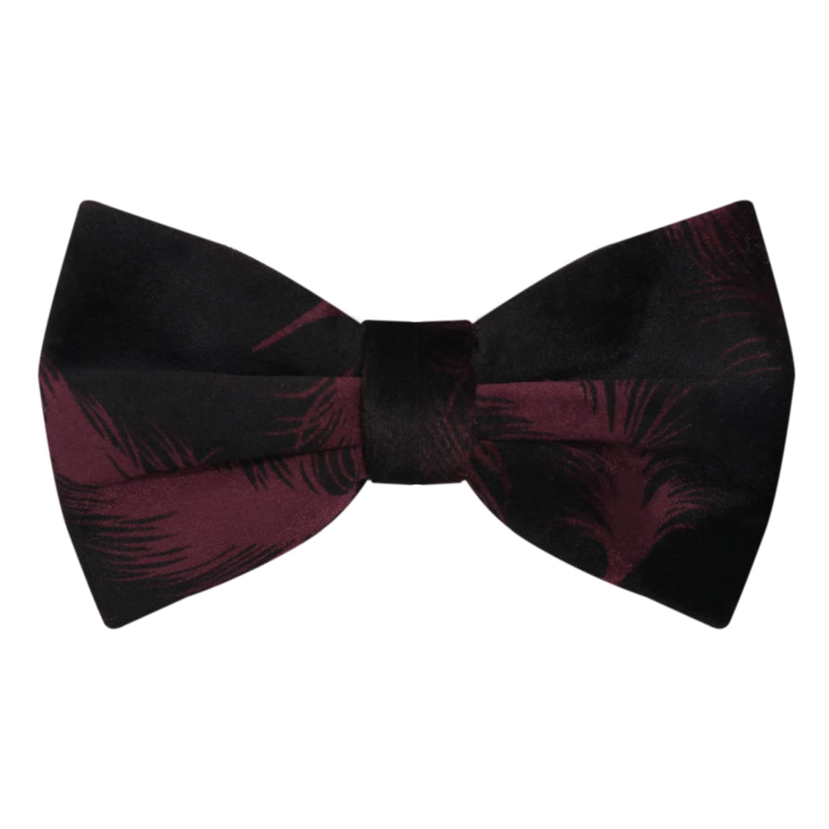 Luckyvestir Men's Velvet Bow Tie, Pre-Tied Adjustable Bowties, Silk Black Neckties for Men Women for Party Business Gift