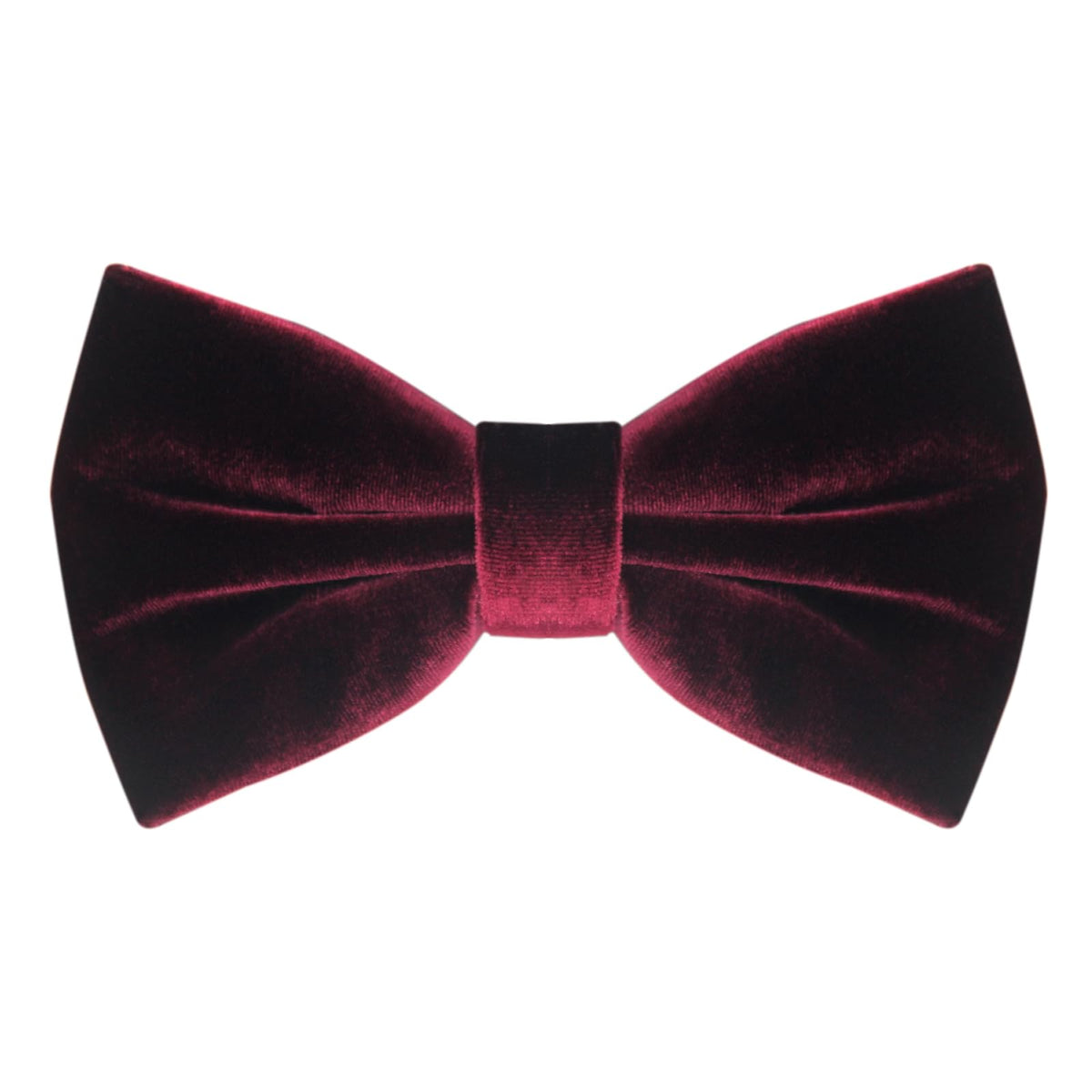 Luckyvestir Men's Velvet Bow Tie, Pre-Tied Adjustable Bowties, Silk Black Neckties for Men Women for Party Business Gift