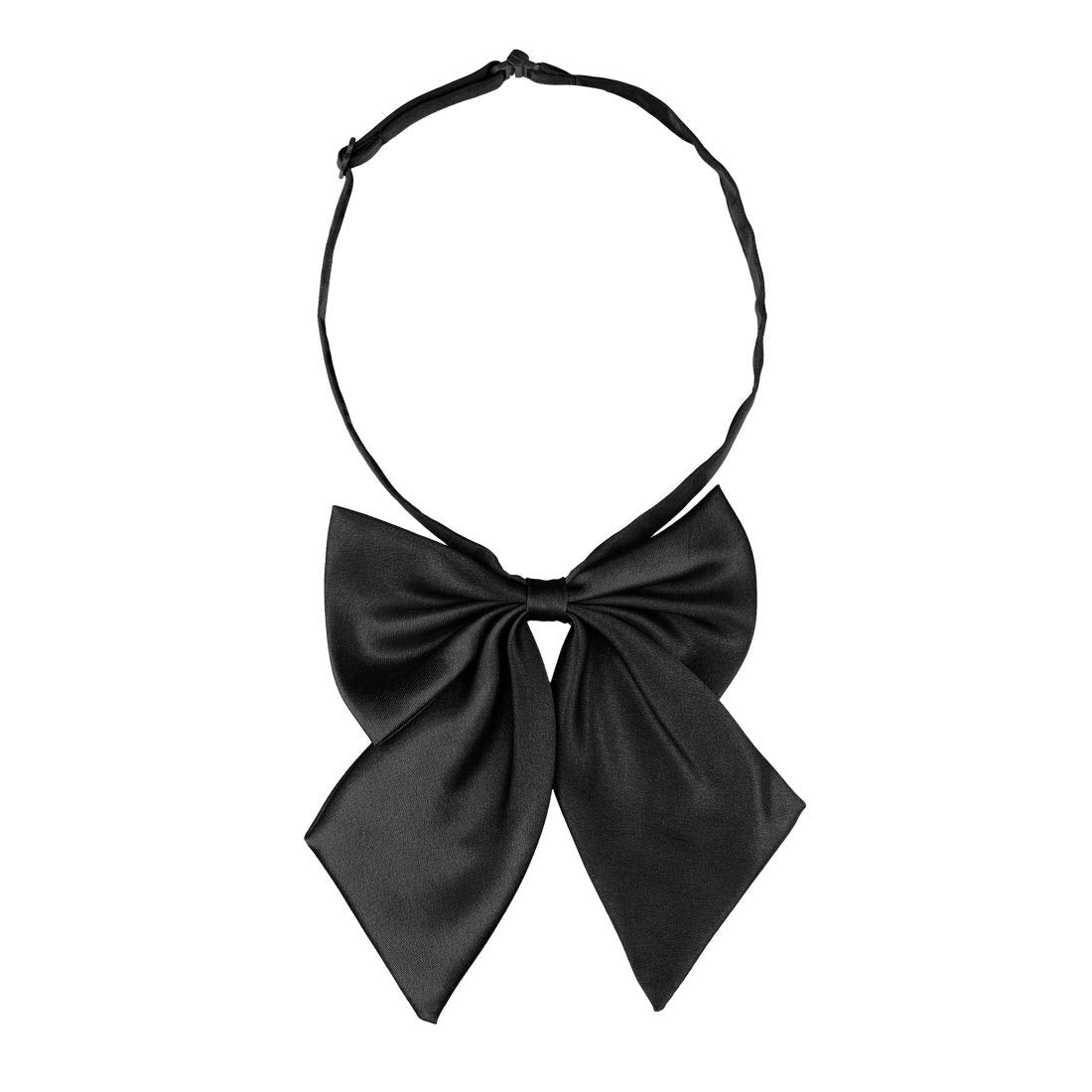 uxcell Women's Pre-Tied Bow Tie Adjustable Solid Bowknot