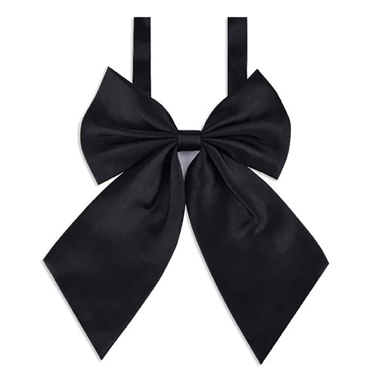 LOPURO Lady Adjustable Pre-tied Bow Tie,Women Uniform Bowtie for Cosplay