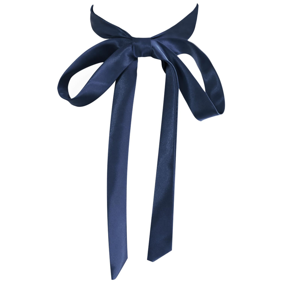 LJBFNN Bow Ties for Women Self Tie Satin Ribbon Bow Ties for Uniform Cosplay Womens Accessory