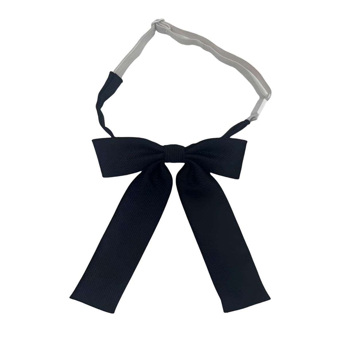SEVENHEAD Adjustable Neck Strap Length Solid Color Double Layer Solid Color Bow Tie