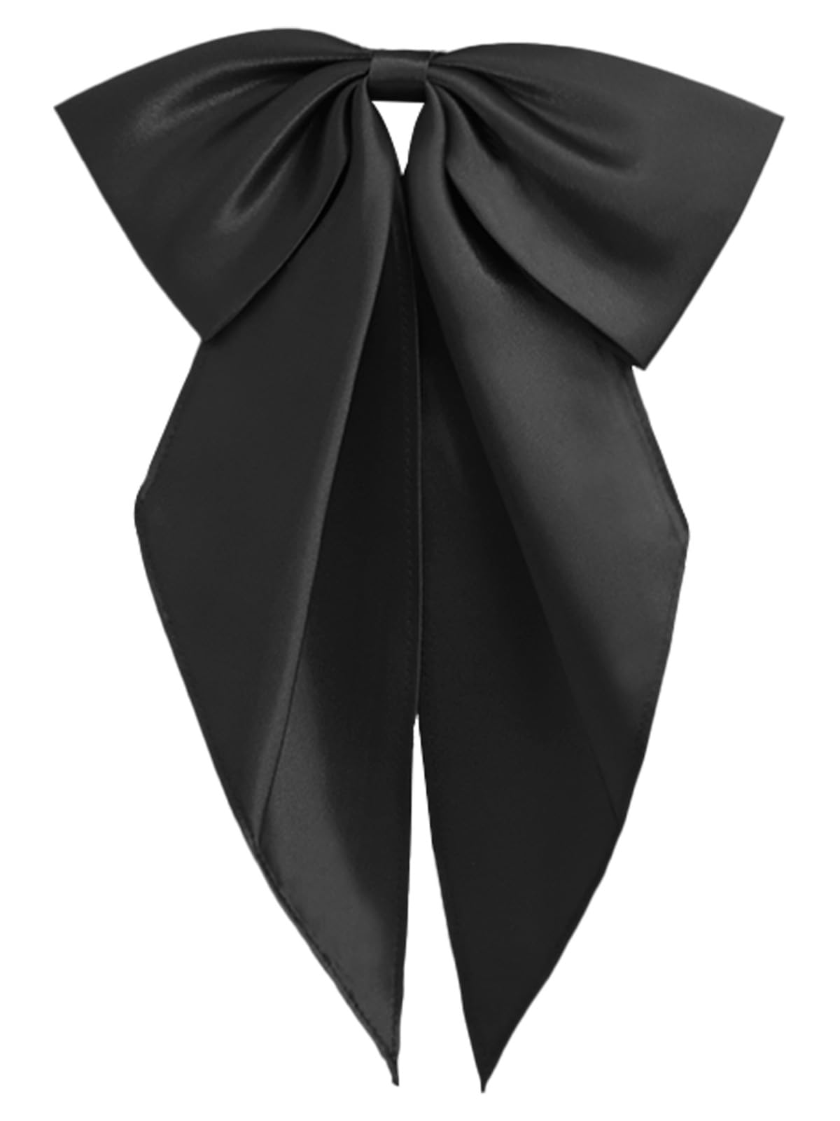 Satin Bow Ties for Women Men, Adjustable Big Womens Bowtie Pre-tied Large Bowties Cosplay Party Date Casual