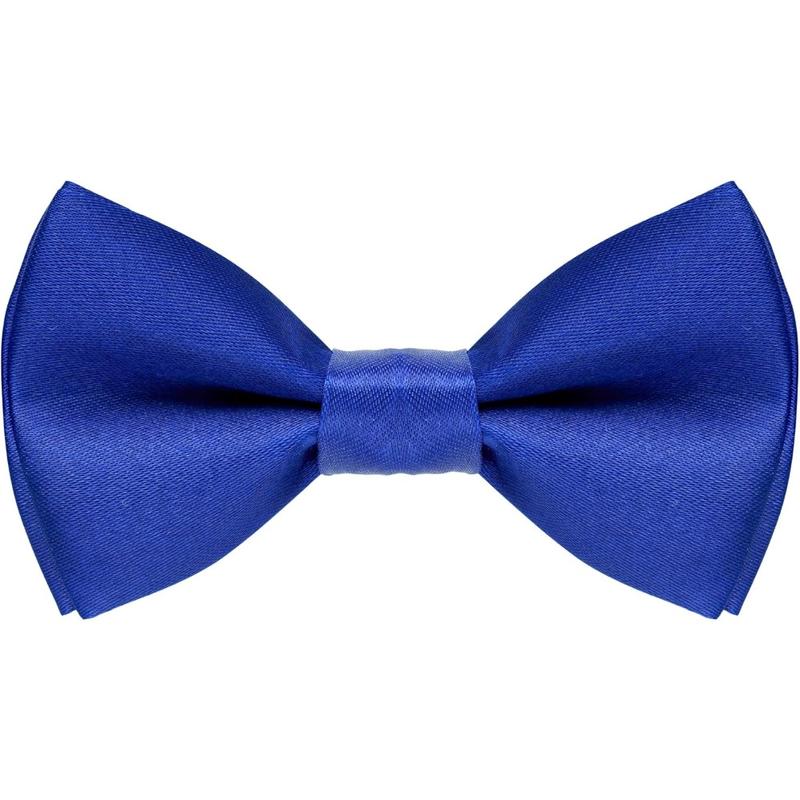 Kids' Black Bow Pre-tied Polyester Satin Bowtie - Double-Layer Unisex Neckwear with Adjustable Strap for Boys, Weddings, Christmas, Birthday, Sports, Graphic Casual Daily Use