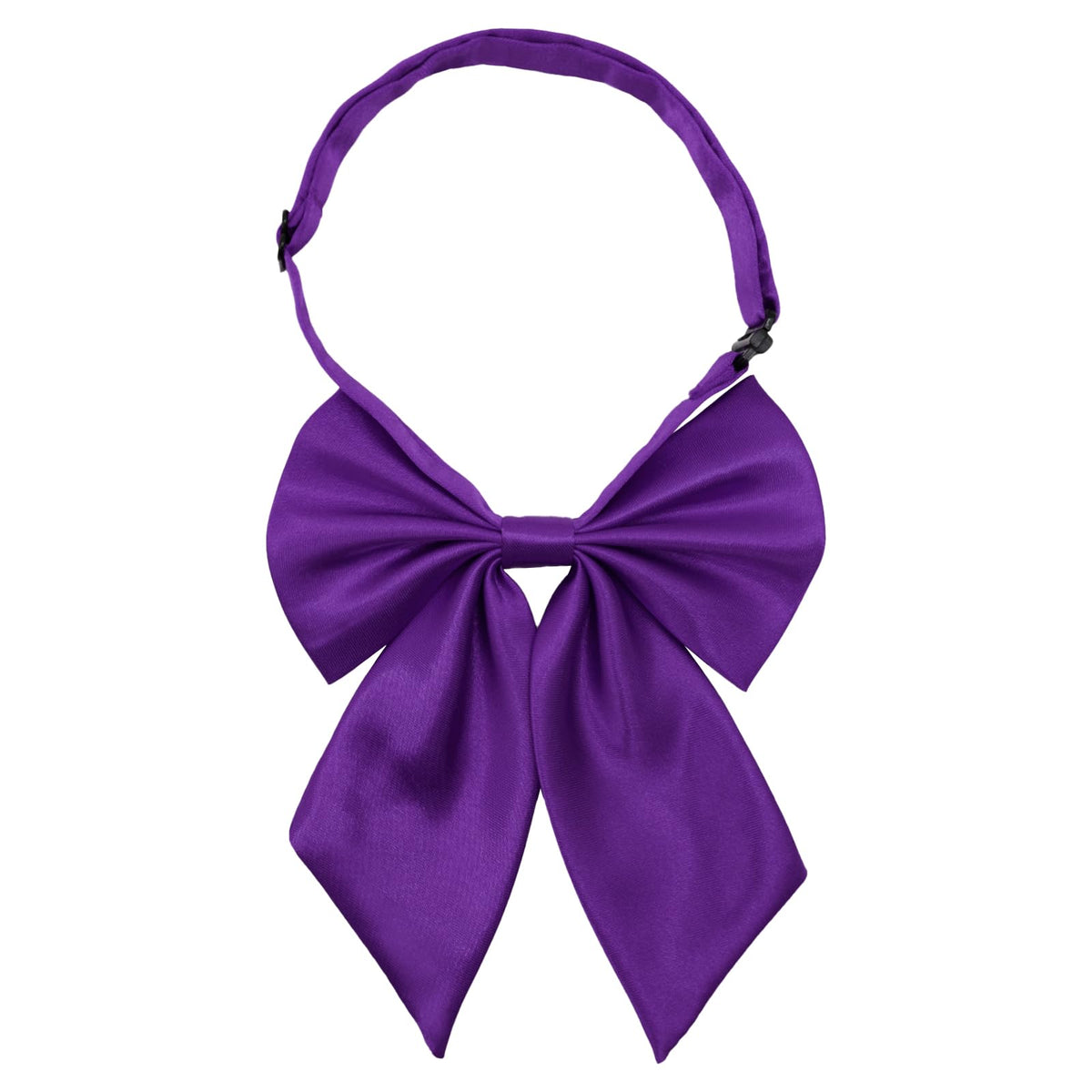 Bow Tie for Women Pre-tied Satin Womens Tie Adjustable Women's Bowknot Bow Tie for Uniform Cosplay Party
