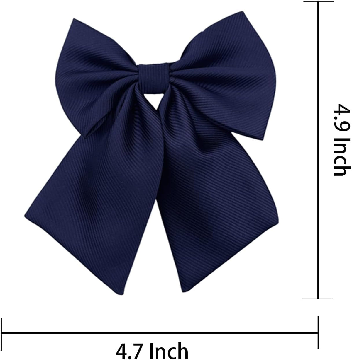 SEVENHEAD Adjustable Neck Strap Length Solid Color Double Layer Solid Color Bow Tie