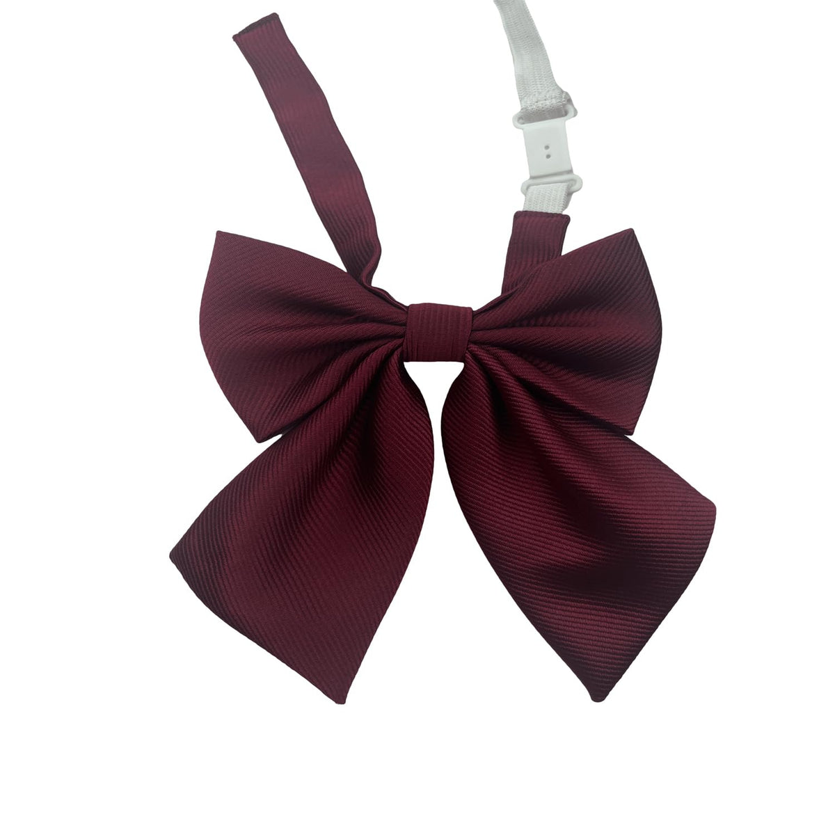 SEVENHEAD Adjustable Neck Strap Length Solid Color Double Layer Solid Color Bow Tie
