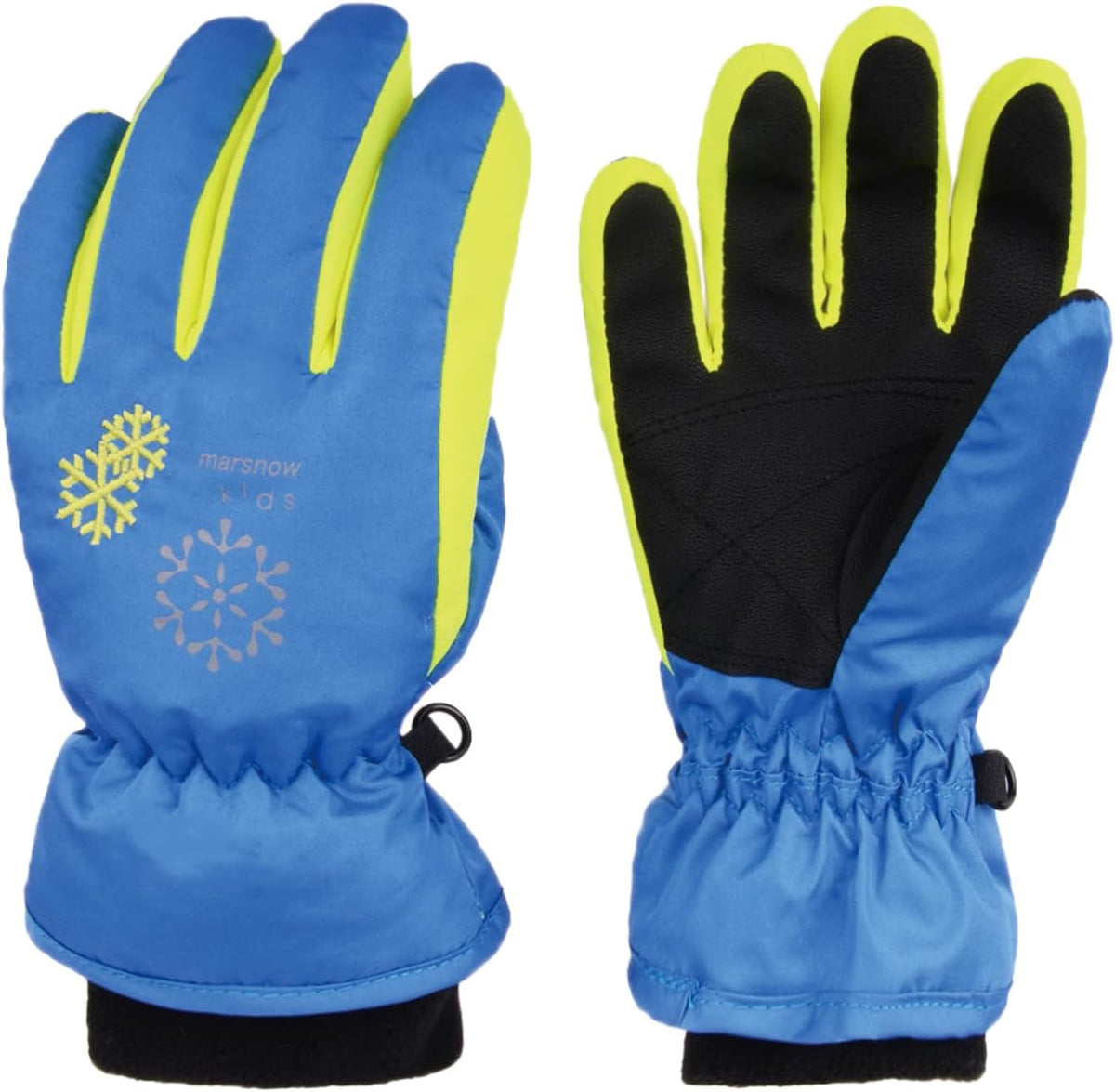 TRIWONDER Kids Ski Snow Gloves, Water-Resistant Winter Mittens Boys Girls