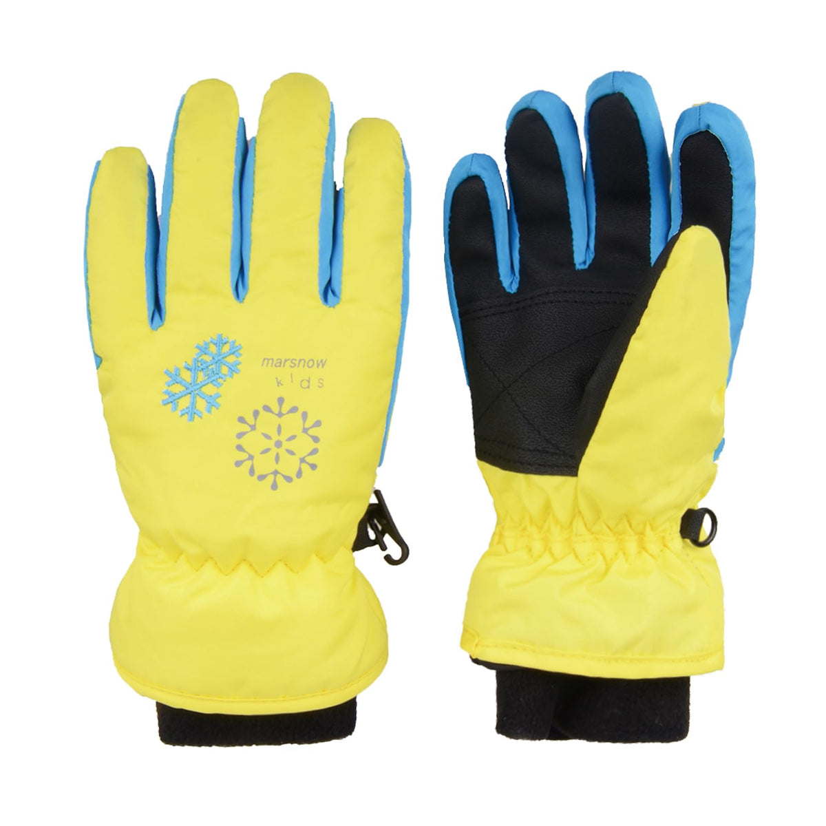 TRIWONDER Kids Ski Snow Gloves, Water-Resistant Winter Mittens Boys Girls