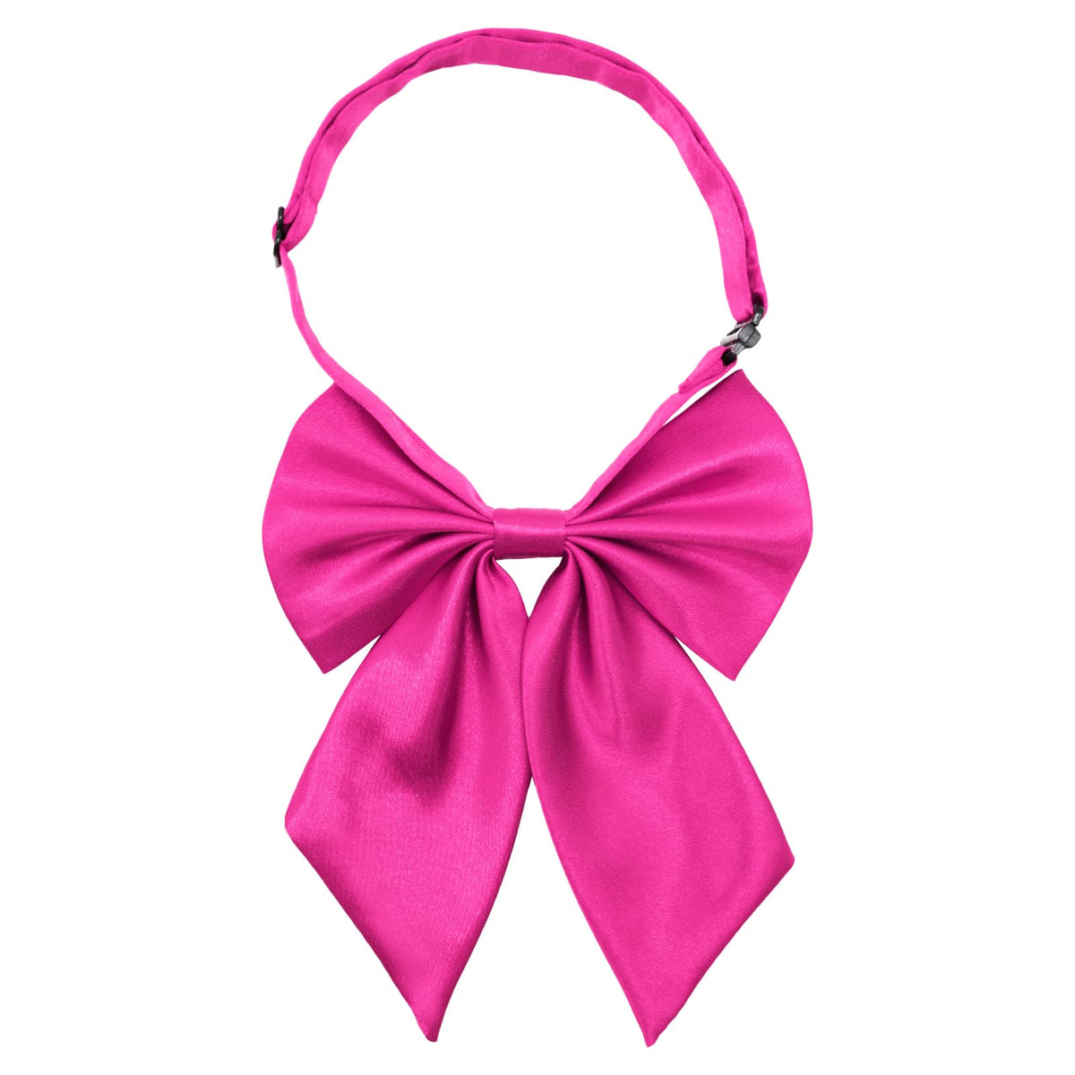 Bow Tie for Women Pre-tied Satin Womens Tie Adjustable Women's Bowknot Bow Tie for Uniform Cosplay Party