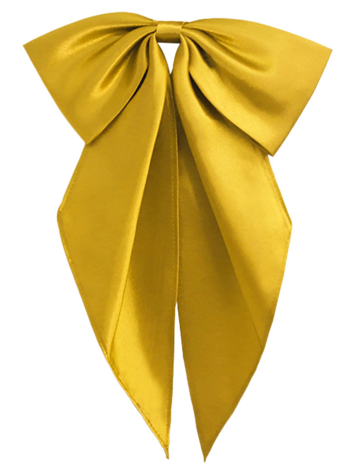 Satin Bow Ties for Women Men, Adjustable Big Womens Bowtie Pre-tied Large Bowties Cosplay Party Date Casual