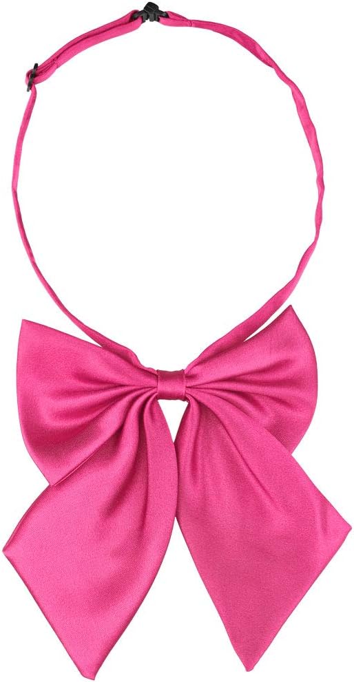 uxcell Women's Pre-Tied Bow Tie Adjustable Solid Bowknot