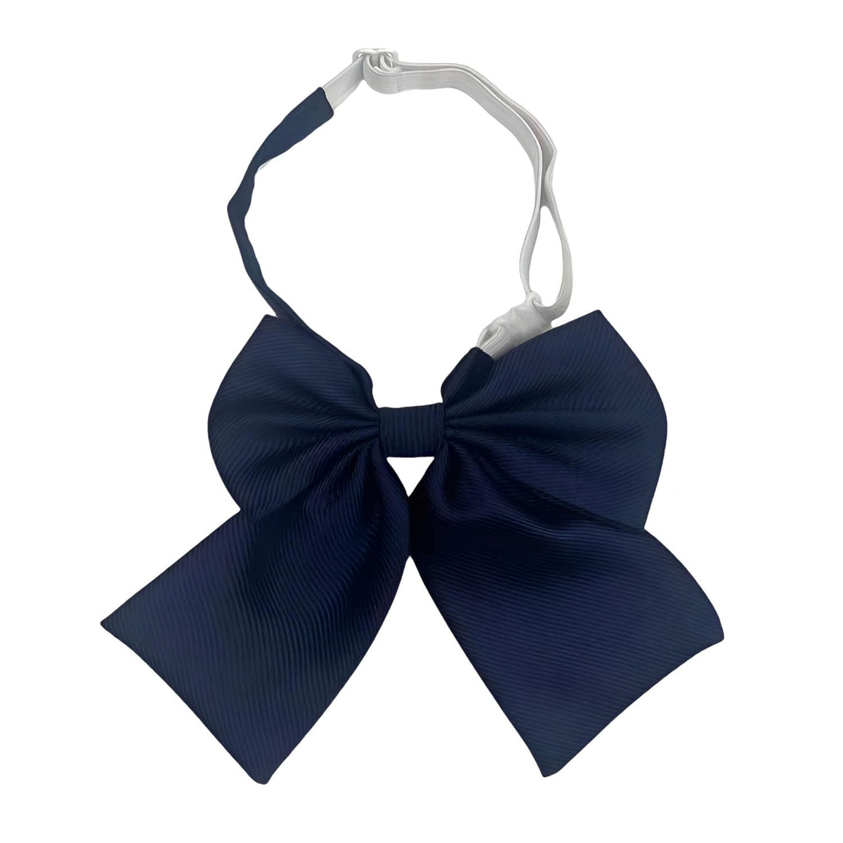 SEVENHEAD Adjustable Neck Strap Length Solid Color Double Layer Solid Color Bow Tie