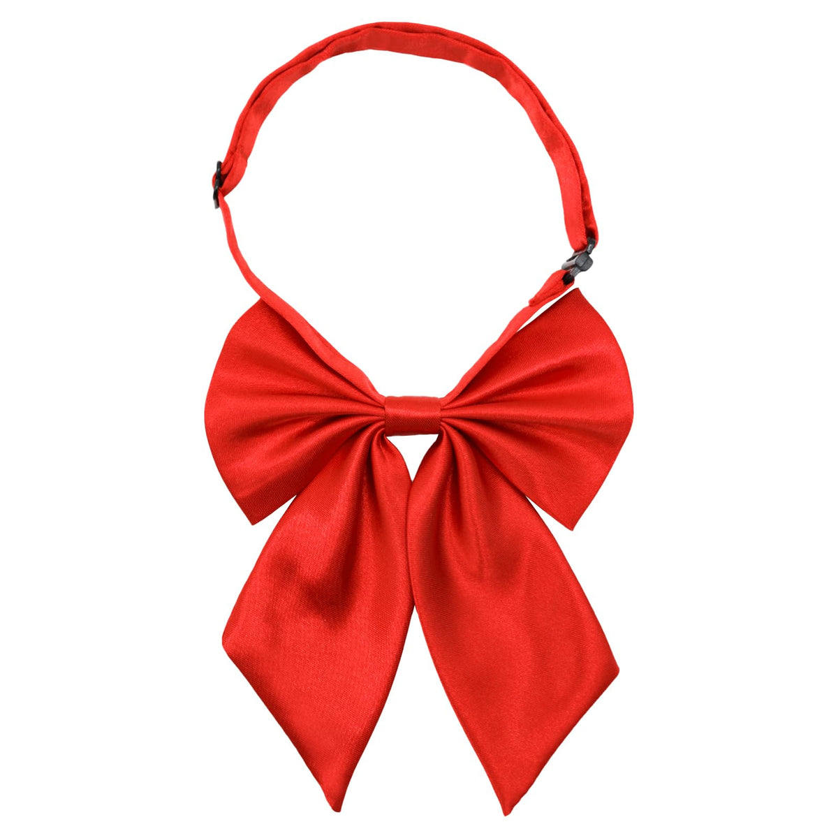 Bow Tie for Women Pre-tied Satin Womens Tie Adjustable Women's Bowknot Bow Tie for Uniform Cosplay Party