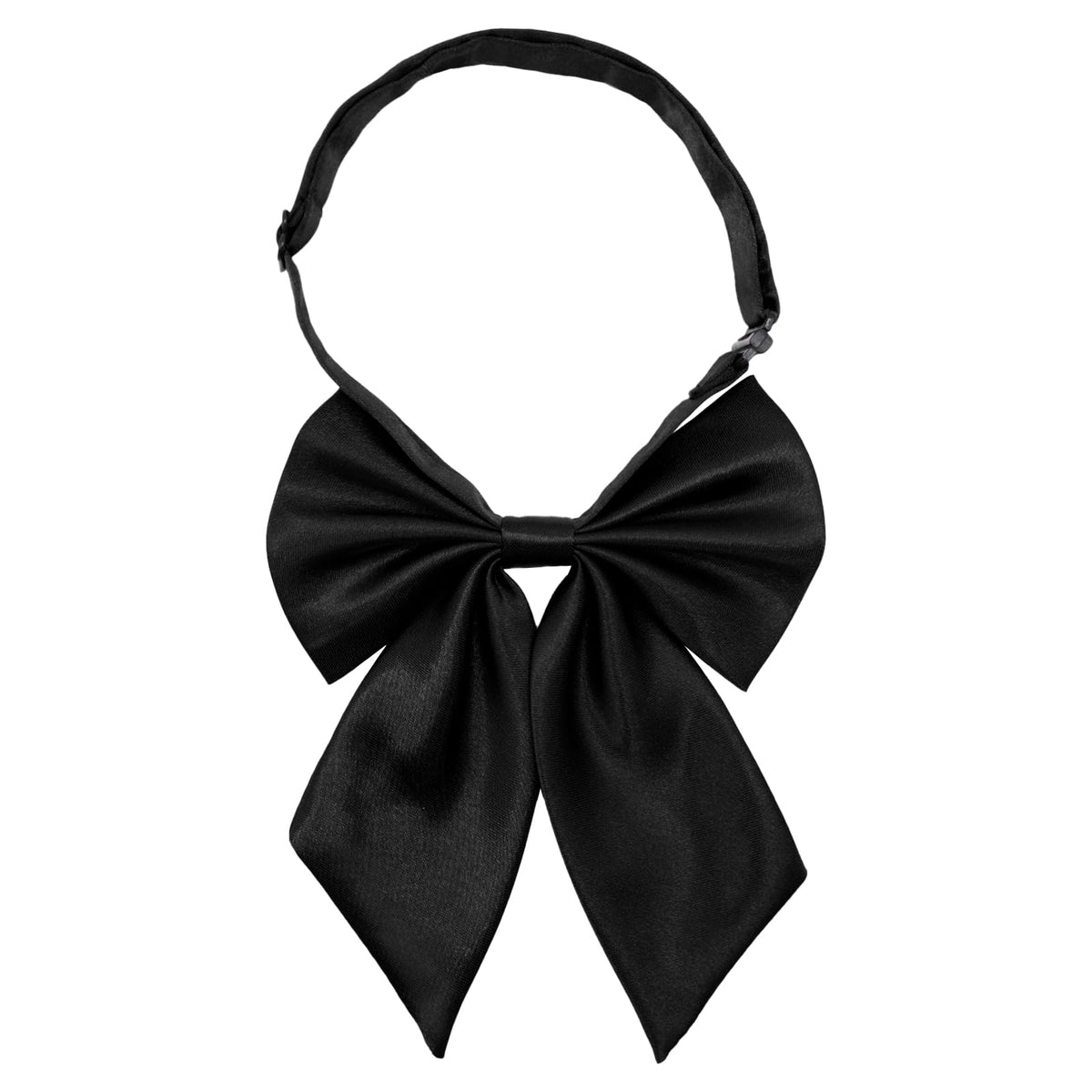 Bow Tie for Women Pre-tied Satin Womens Tie Adjustable Women's Bowknot Bow Tie for Uniform Cosplay Party