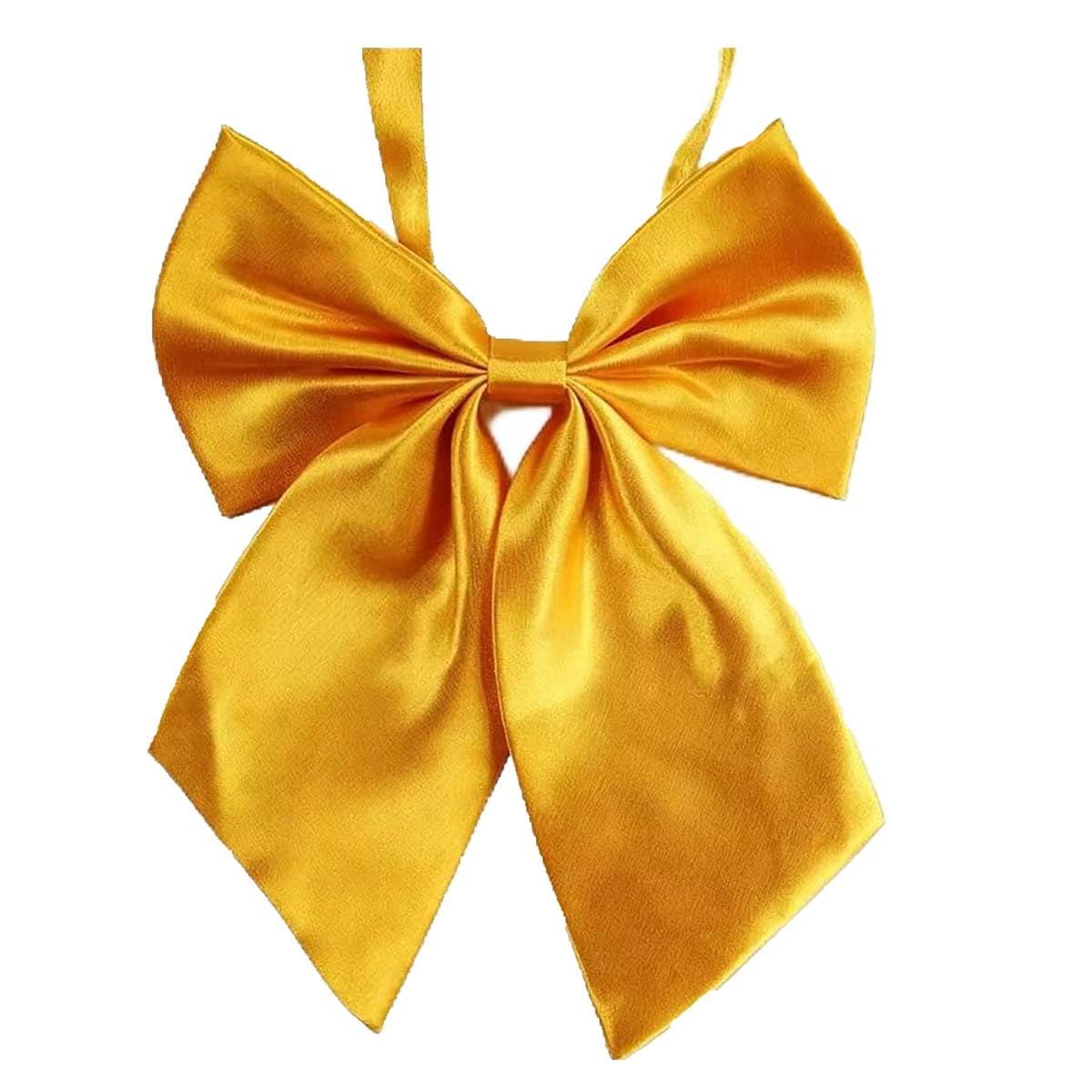 LOPURO Lady Adjustable Pre-tied Bow Tie,Women Uniform Bowtie for Cosplay