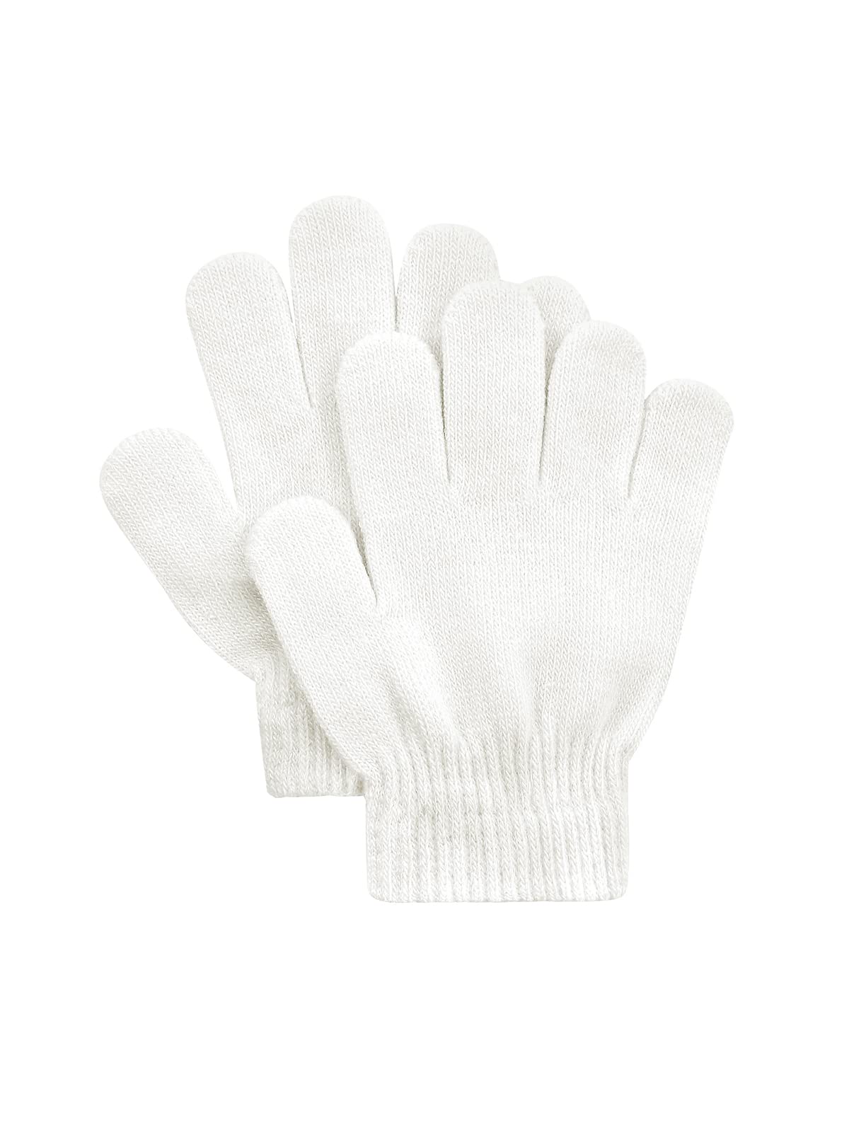 Kids Winter Gloves for Toddler Boys Girls Warm Full Finger Knit Mittens
