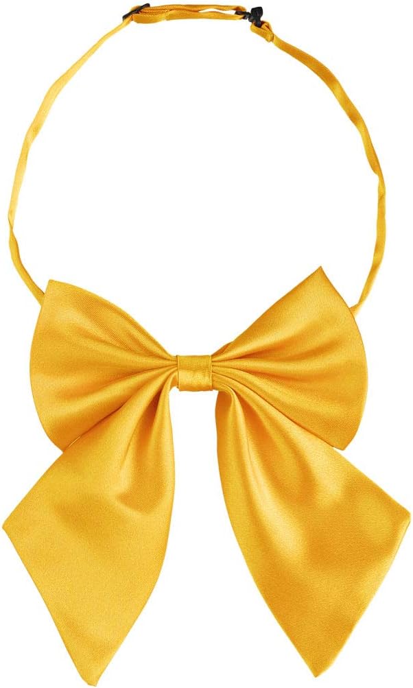 uxcell Women's Pre-Tied Bow Tie Adjustable Solid Bowknot