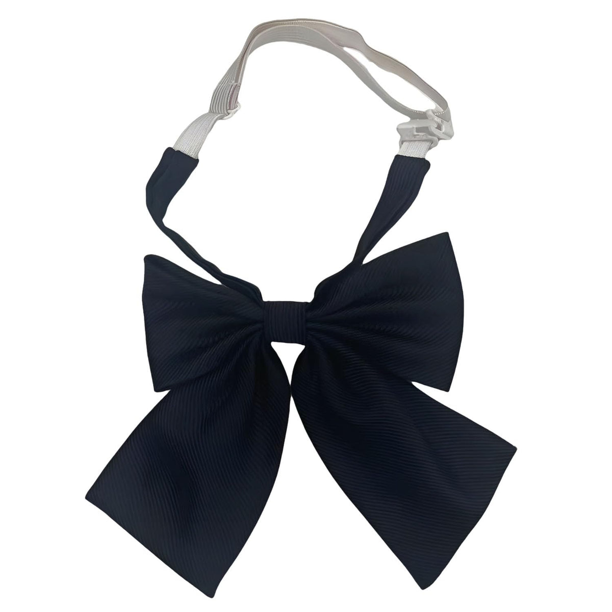 SEVENHEAD Adjustable Neck Strap Length Solid Color Double Layer Solid Color Bow Tie