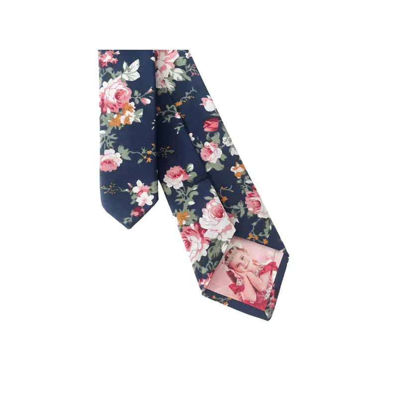 Personalized Picture Skinny Ties
