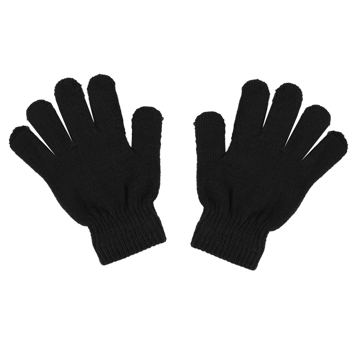 Kids Gloves Magic Knit Gloves for Girls/Boys Solid Colors