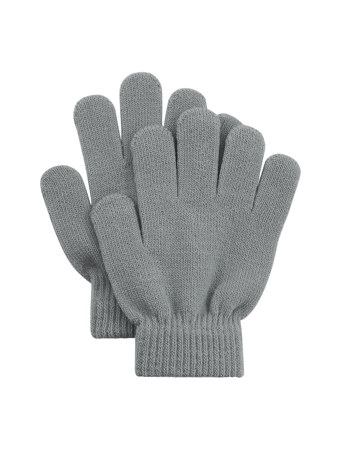Kids Winter Gloves for Toddler Boys Girls Warm Full Finger Knit Mittens