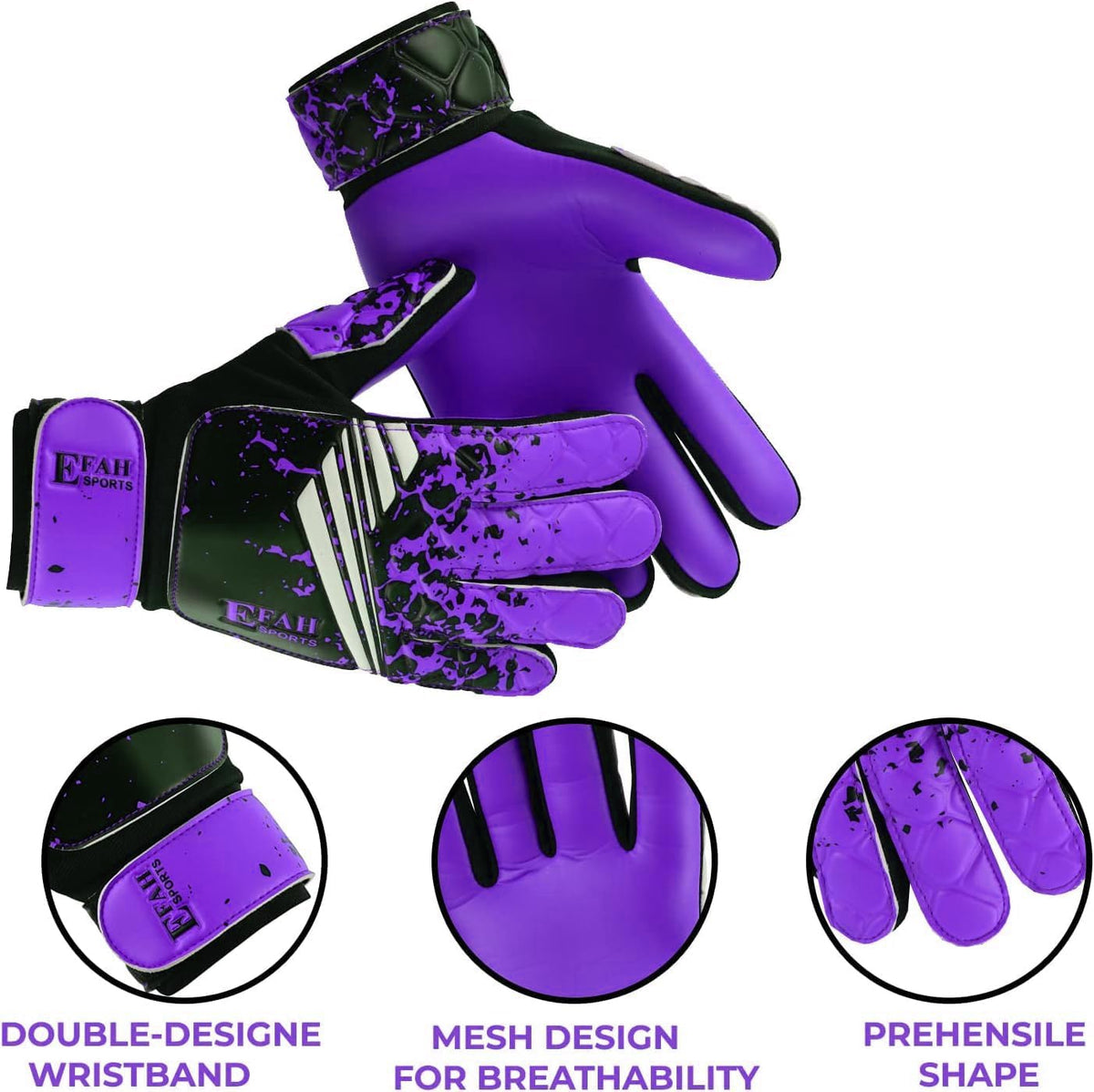 Soccer Goalie Goalkeeper Gloves for Kids Boys Children Youth