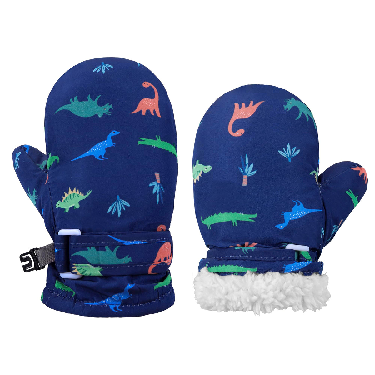 Toddler Mittens Lined Fleece Snow Gloves for Boys Girls Kids Winter Ski Gloves Baby Mittens
