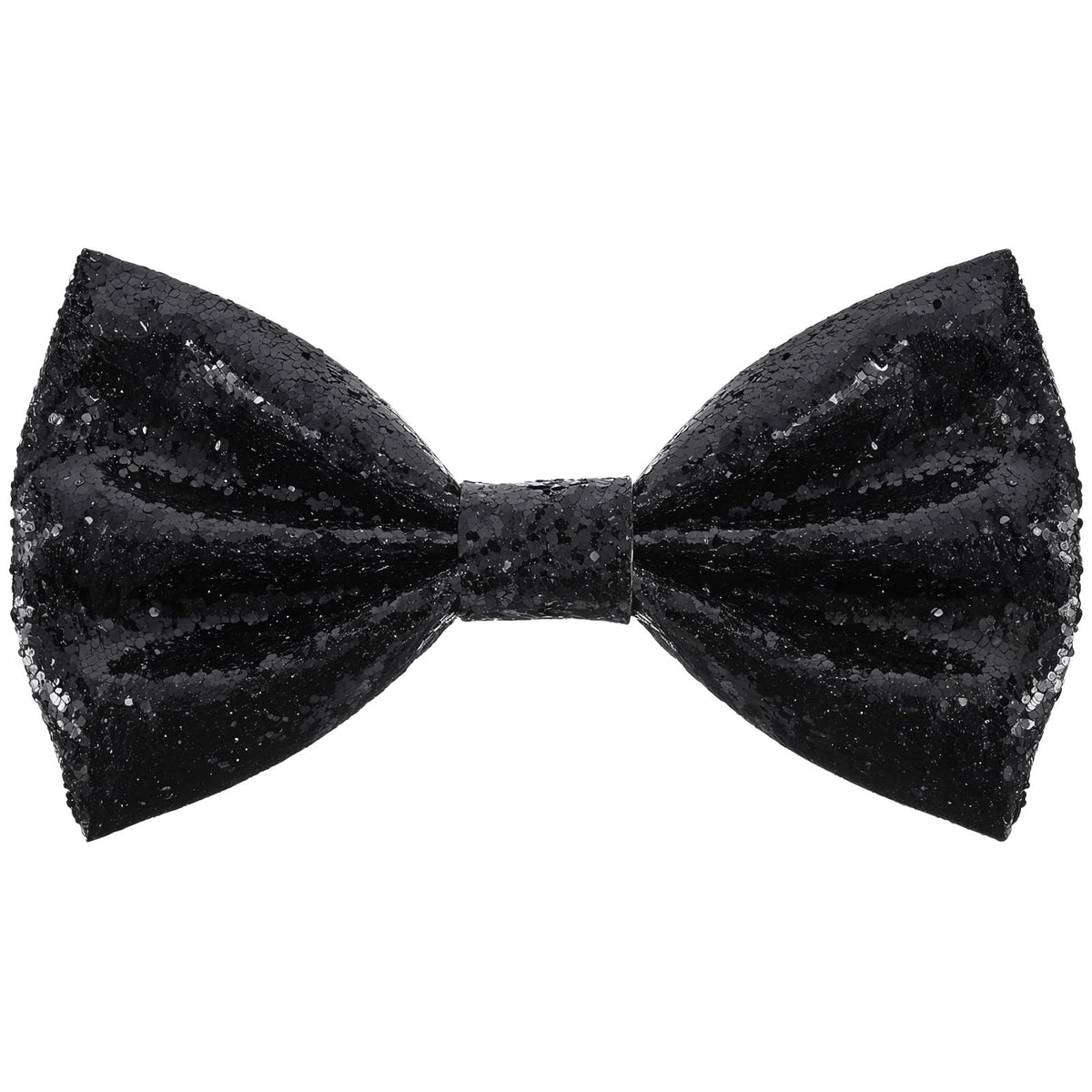 Ymapinc Sequin Bow Tie Sparkly Adjustable Glitter Necktie for Men Shiny Pre Tied Neck Ties for Banquet Carnival Costume Party