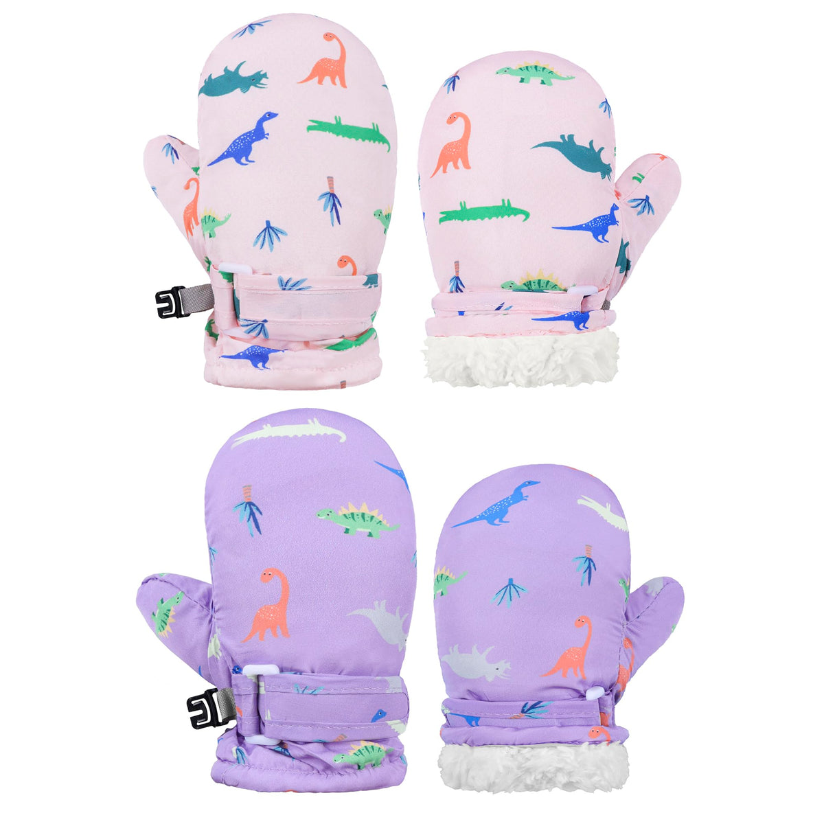 Toddler Mittens Lined Fleece Snow Gloves for Boys Girls Kids Winter Ski Gloves Baby Mittens
