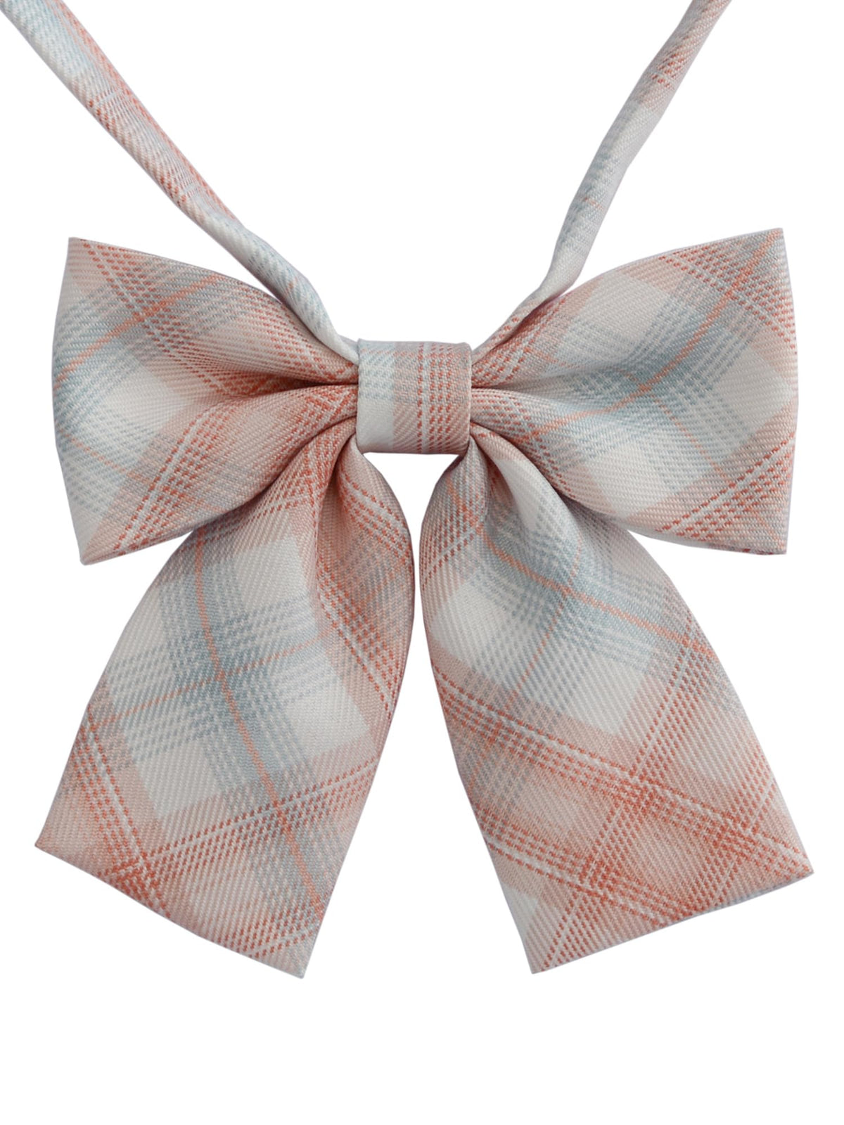 Women's Classic Plaid Bow Tie Adjustable Pre-Tied Bowtie