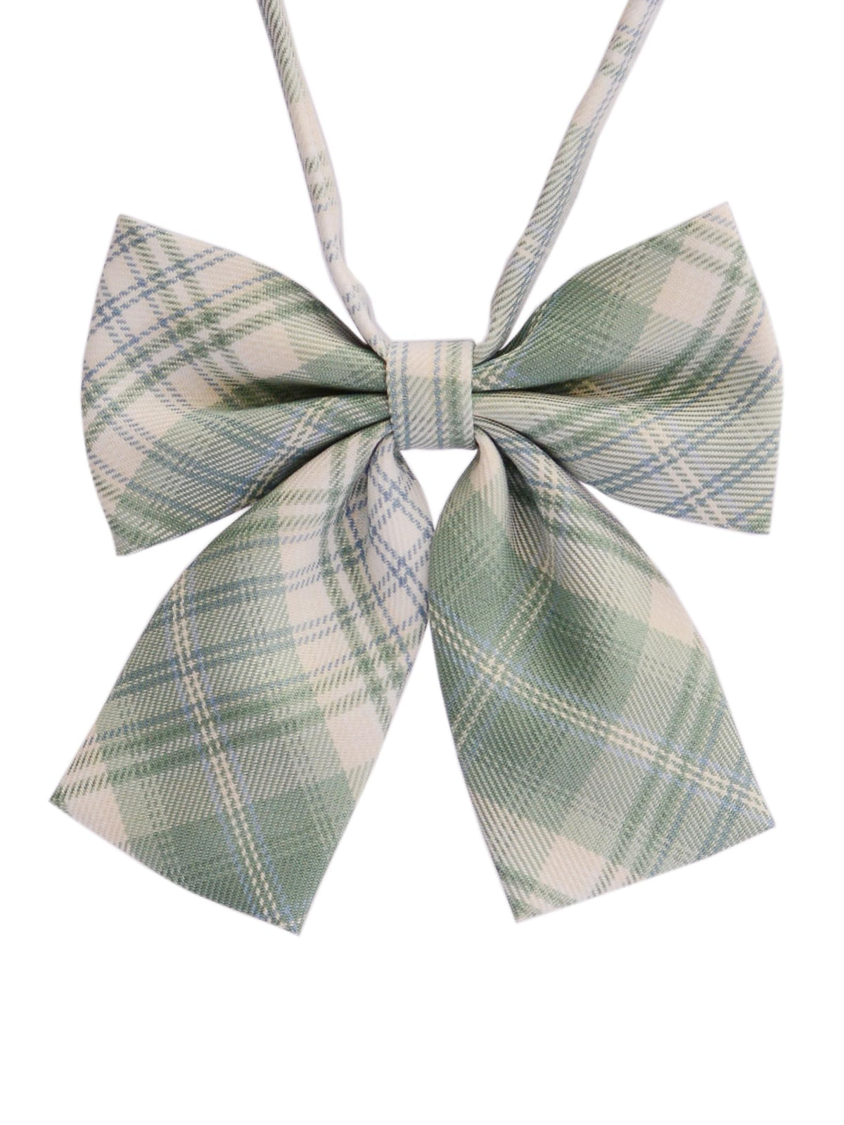 Women's Classic Plaid Bow Tie Adjustable Pre-Tied Bowtie