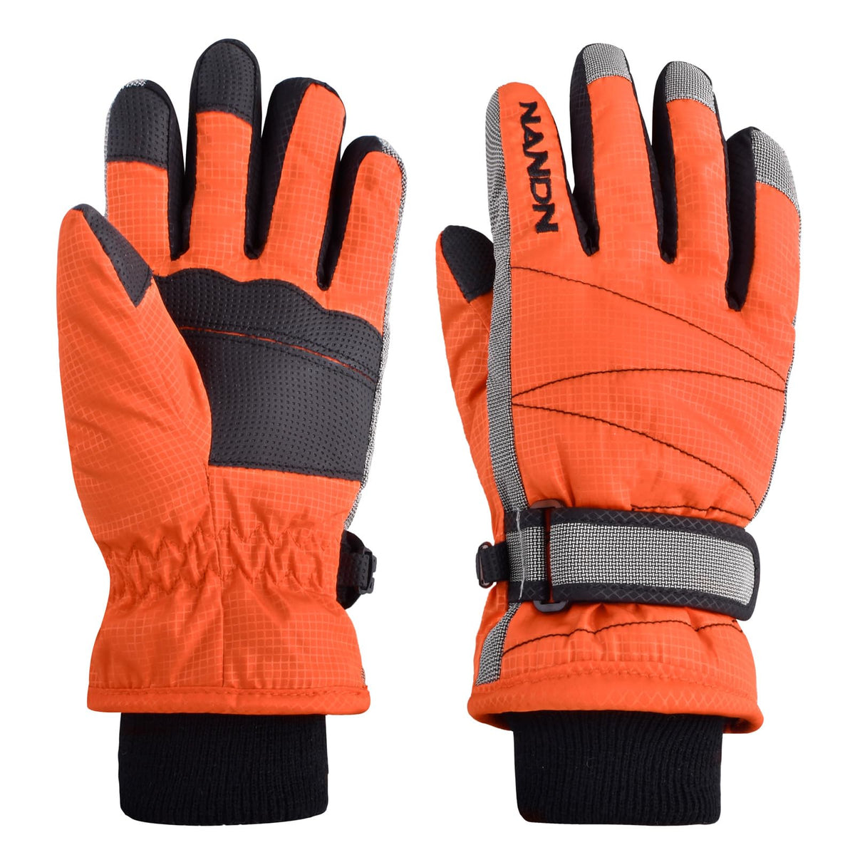 Azarxis Kids Ski Snow Gloves, Waterproof Winter Mittens for Boys Girls