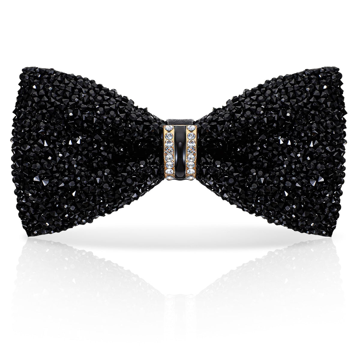 Ymapinc Rhinestone Bow Tie, Sparkly Bow Tie Adjustable