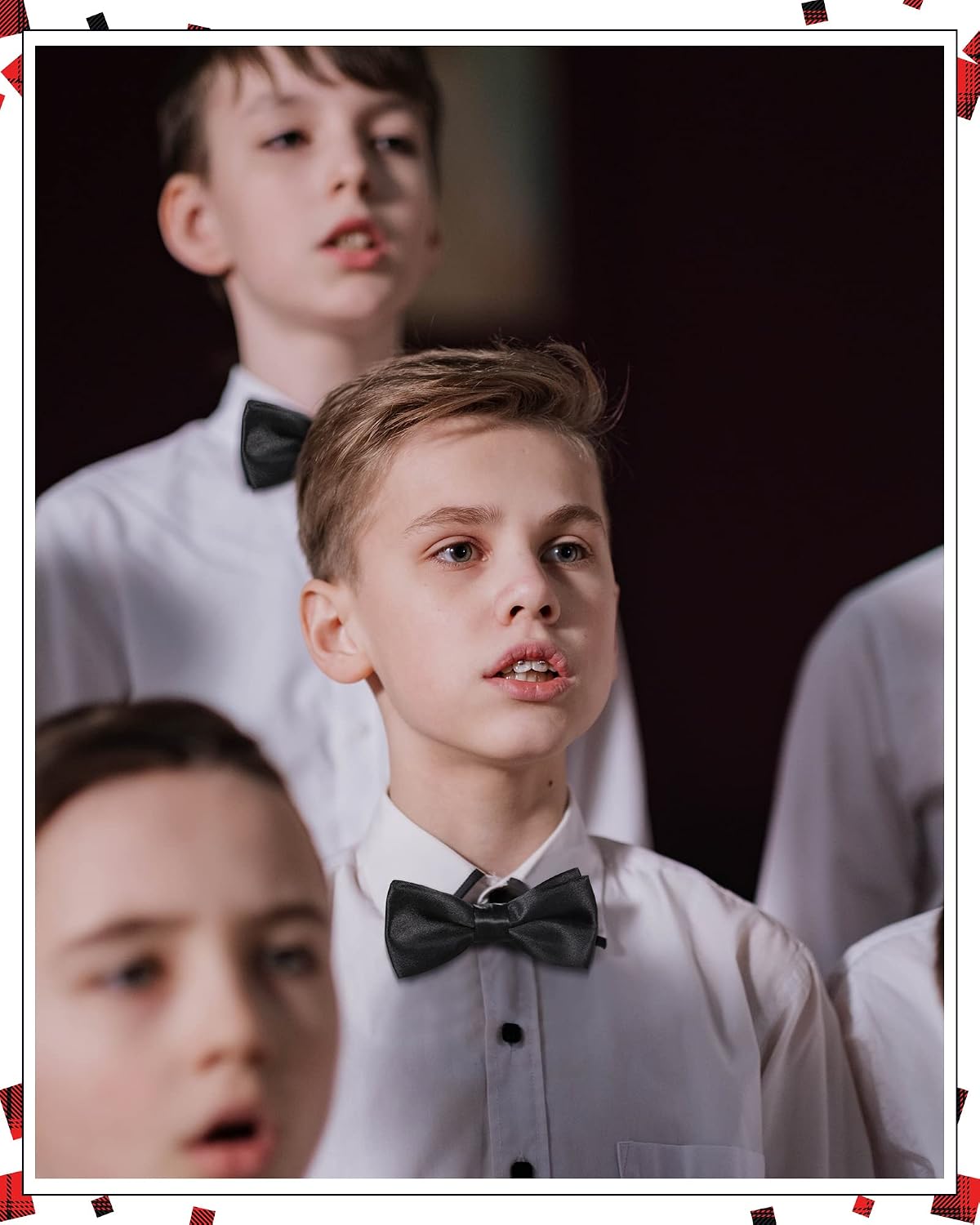 20 Pcs Kids Tie Bulk, Pre-tied Bow Tie for Boys, Classic Style