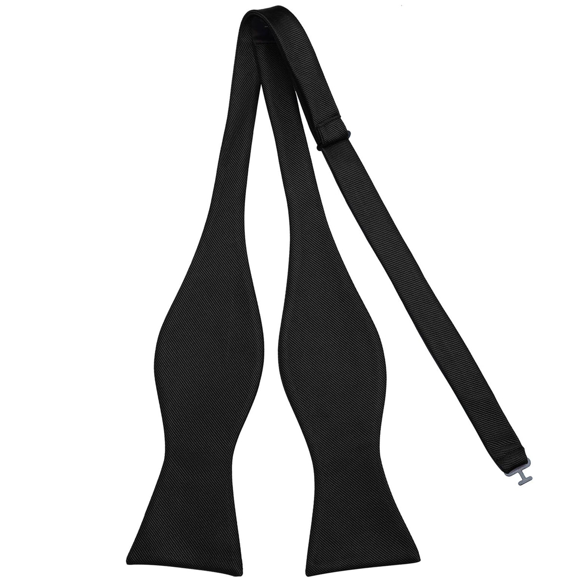 PenSee Mens Solid Bowtie Woven Self Tie Bow Ties Tuxedo & Wedding Bowties