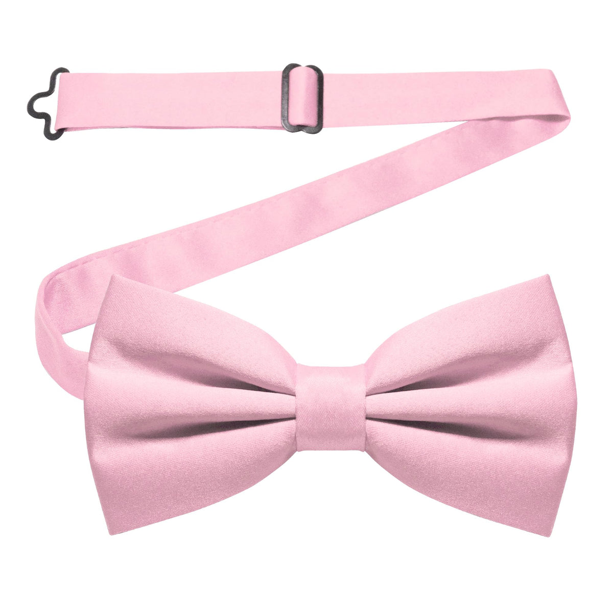 JEMYGINS Solid Color Pre-tied Bow Tie Adjustable Bowtie for Men