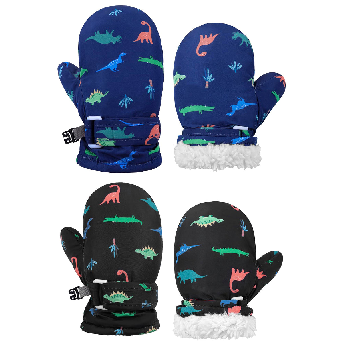 Toddler Mittens Lined Fleece Snow Gloves for Boys Girls Kids Winter Ski Gloves Baby Mittens