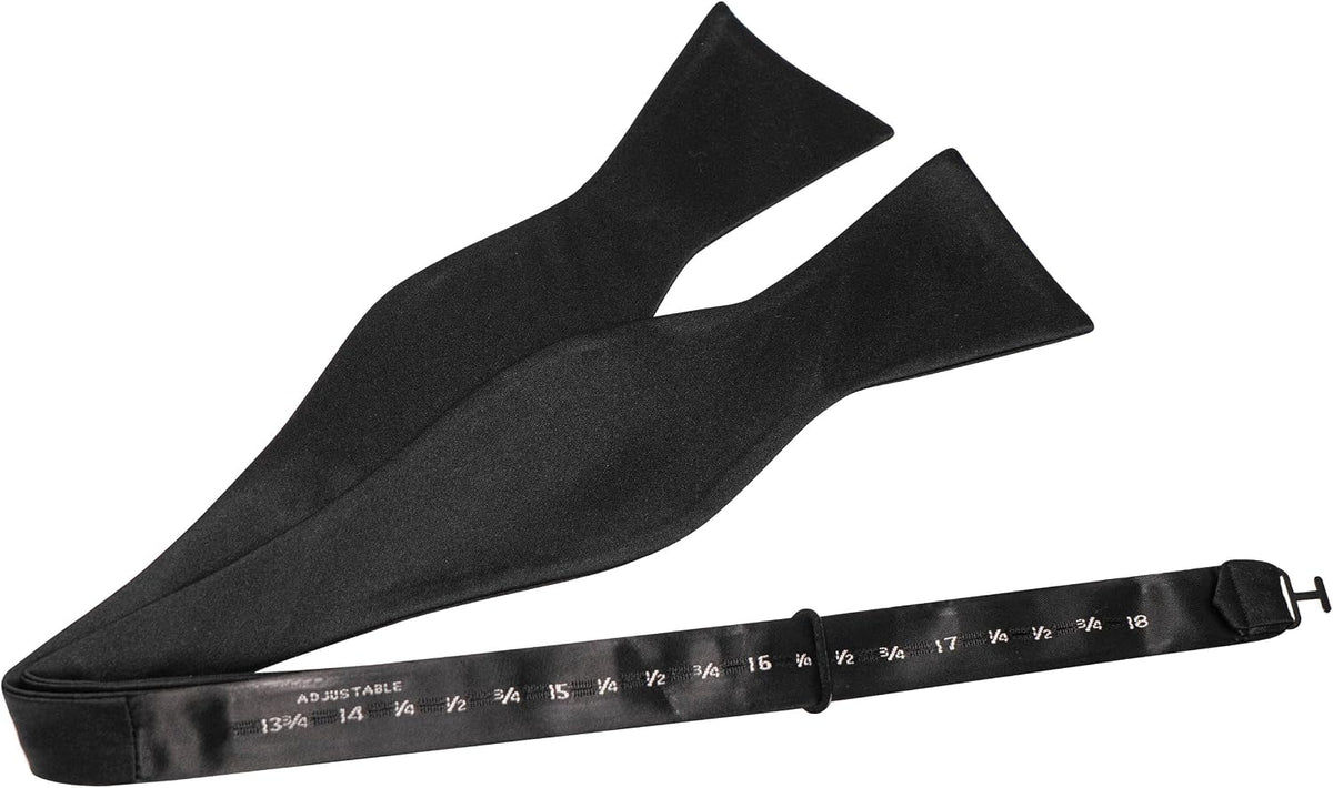 JEMYGINS Solid Color Mens Bowtie Self Bow Tie Formal Bow Tie