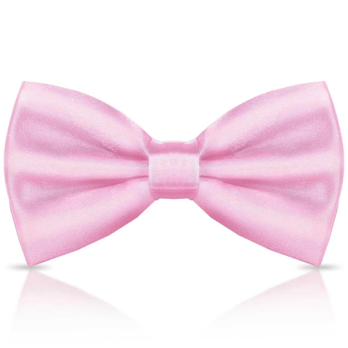 WOXVM Men's Bow Ties Solid Color Pre-Tied Bow Tie Satin Formal Tuxedo Bowtie Adjustable Neck Bowtie for Men Wedding Party