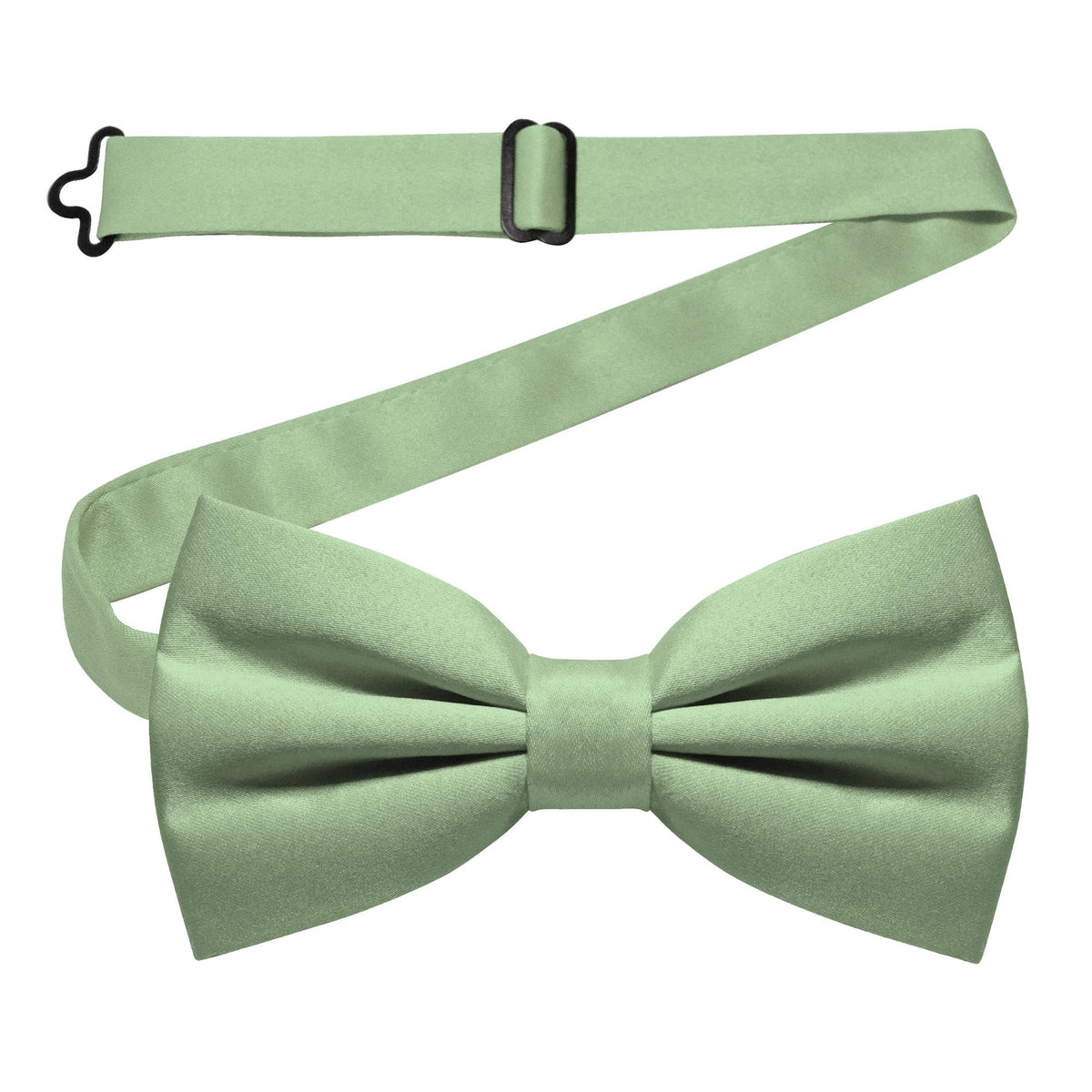 JEMYGINS Solid Color Pre-tied Bow Tie Adjustable Bowtie for Men