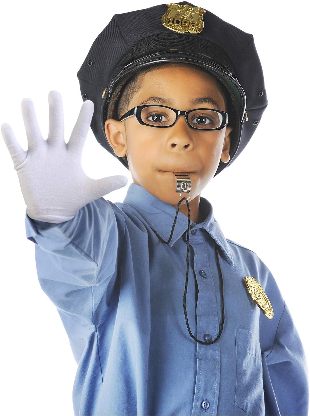 SATINIOR 4 Pairs White Kids Gloves Halloween Party Costume