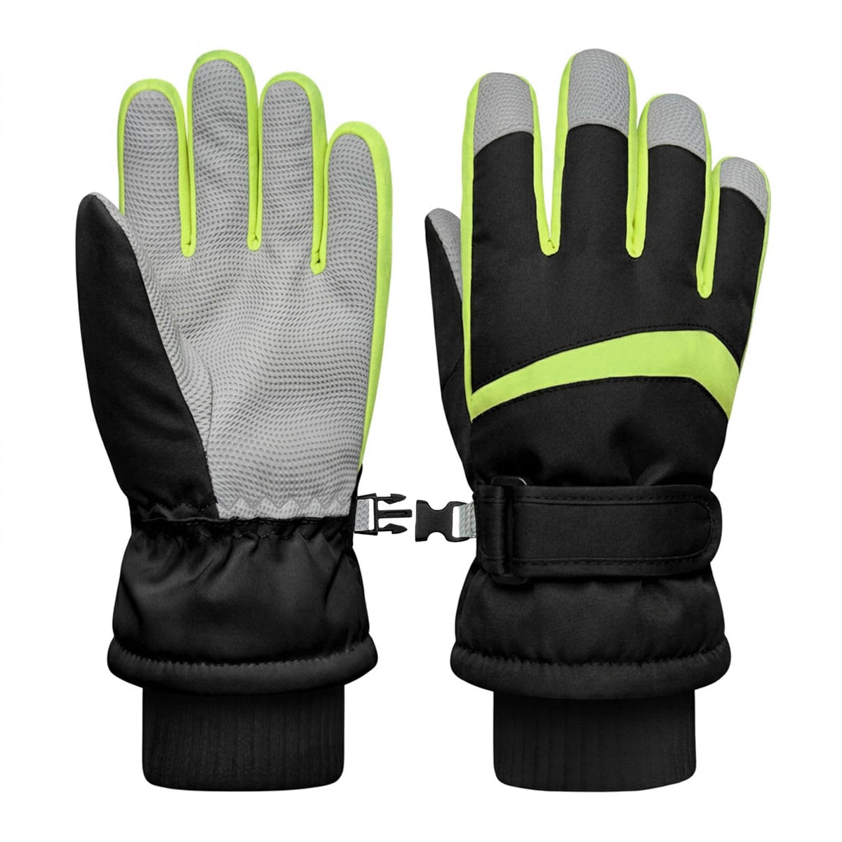 Kids Winter Snow Ski Gloves for Boys Girls Children Snowboard Waterproof Thermal Fleece Gloves for Cold Weather