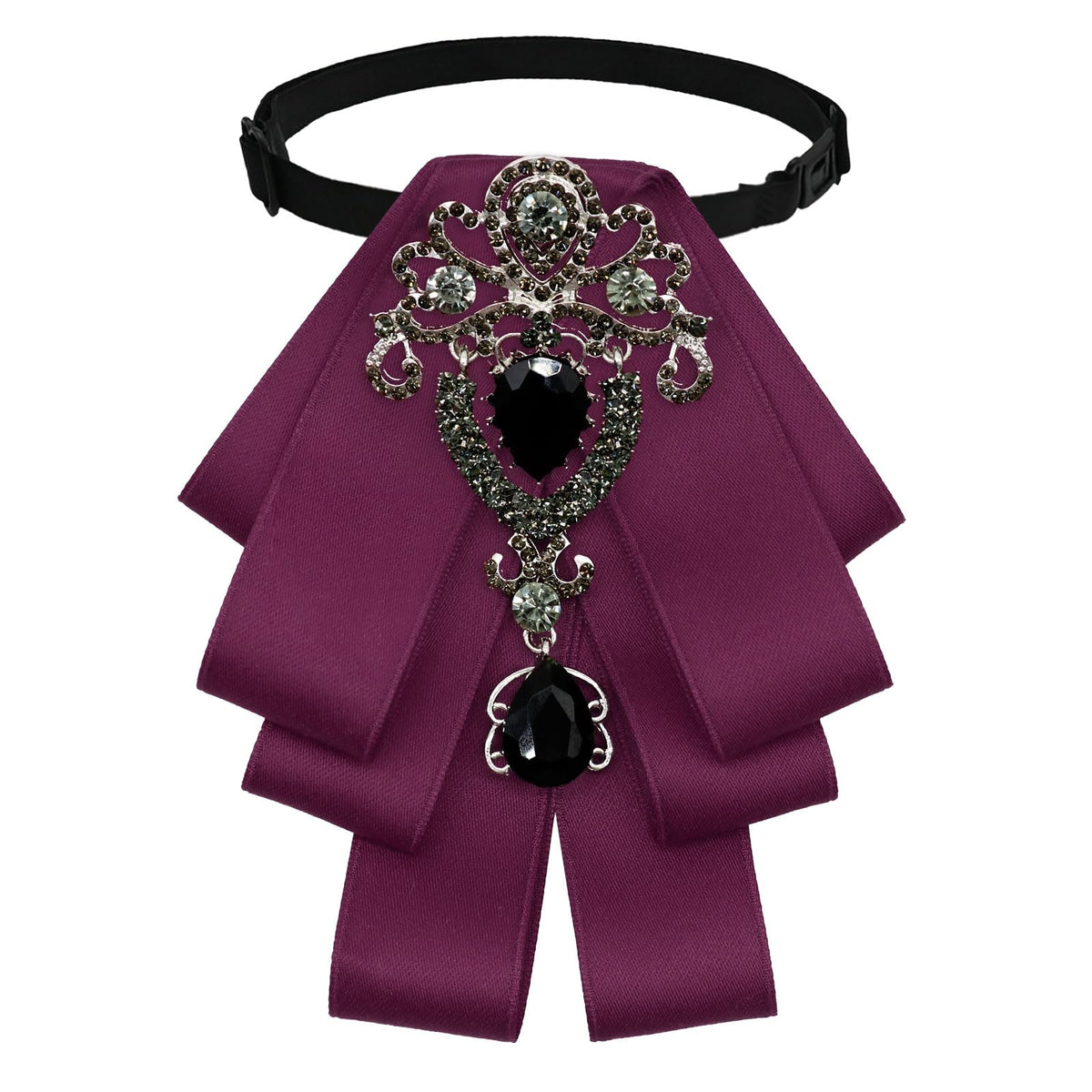 LJBFNN Bow Ties for Men Women, Womens Bow Tie Adjustable Pre-Tied Rhinestone Bowties Men for Suit Tuxedo Vest Shirt Uniform